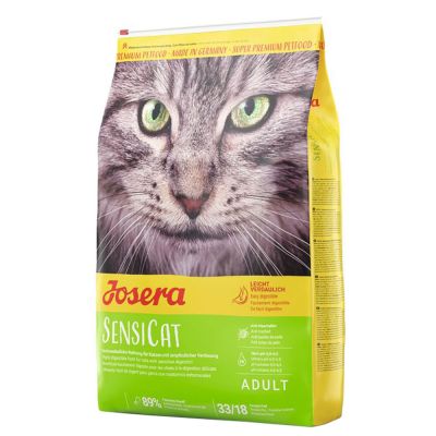 غذای خشک گربه جوسرا مدل سنسی  کت (SensiCat ) برای گربه های با گوارش حساس وزن 1 کیلوگرم زیپ کیپ